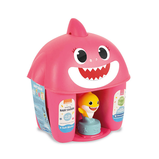 Soft Clemmy - Balde Baby Shark Rosa 1