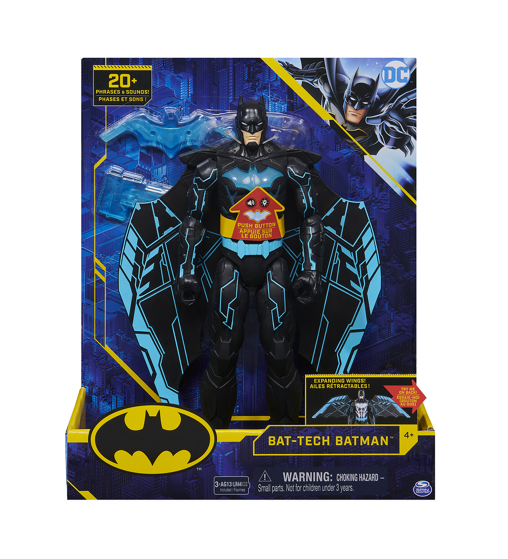 Figura Deluxe XL - Bat-Tech Batman | Loja de Brinquedos - Cubos Luminosos