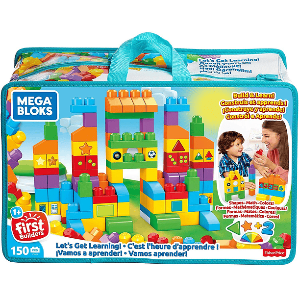 Mega Bloks - Bolsa 150 Peças Vamos Aprender 1