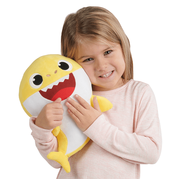 Baby Shark - Peluche Médio Musical Amarelo 3