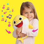 Baby Shark - Peluche Médio Musical Amarelo 4