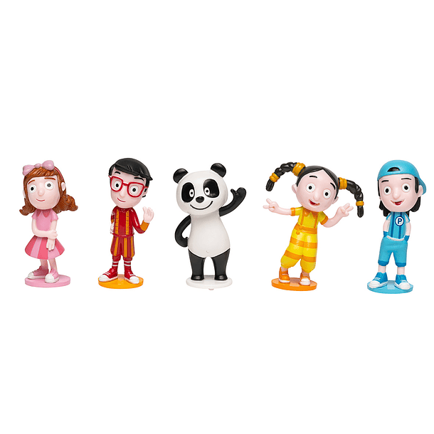 Panda e Caricas - Pack 5 Figuras 2