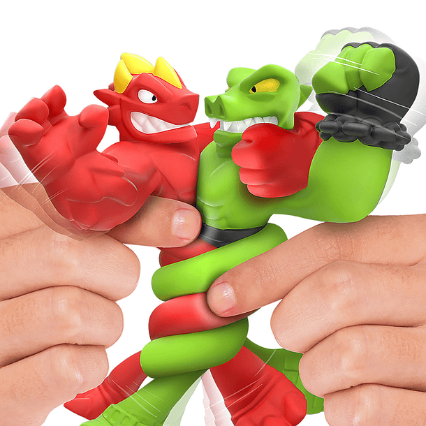Goo Jit Zu Minis - Pack 2 Figuras Blazagon vs Rock Jaw 4