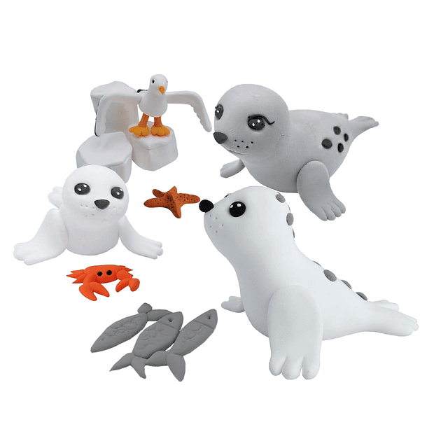 JumpingClay - Antártida Focas 2