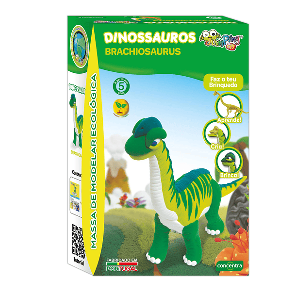 JumpingClay - Dinossauros Brachiosaurus 1