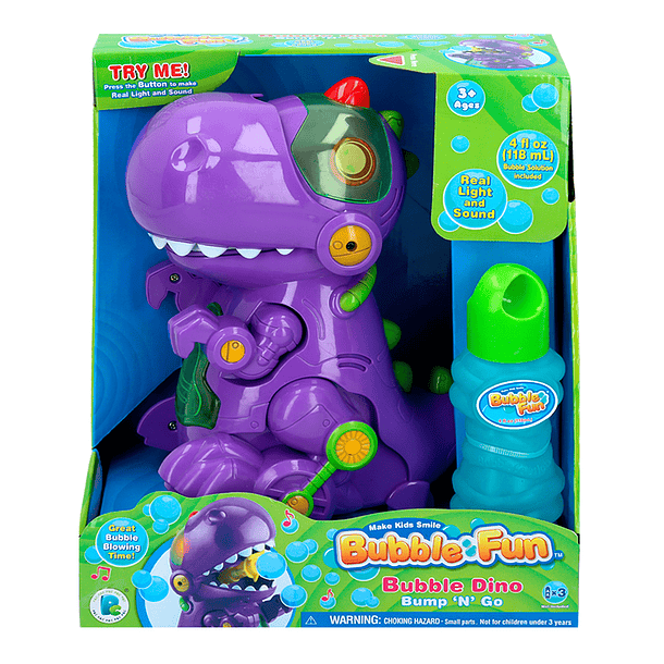 Bubble Fun - Dinossauro Roxo Bolas de Sabão 