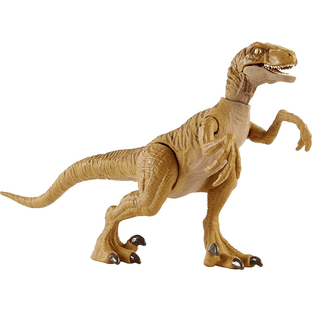 Dino de Ataque Selvagem - Velociraptor Castanho 1