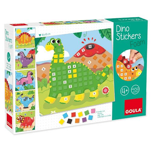 Dinossauros Stickers Formas 1