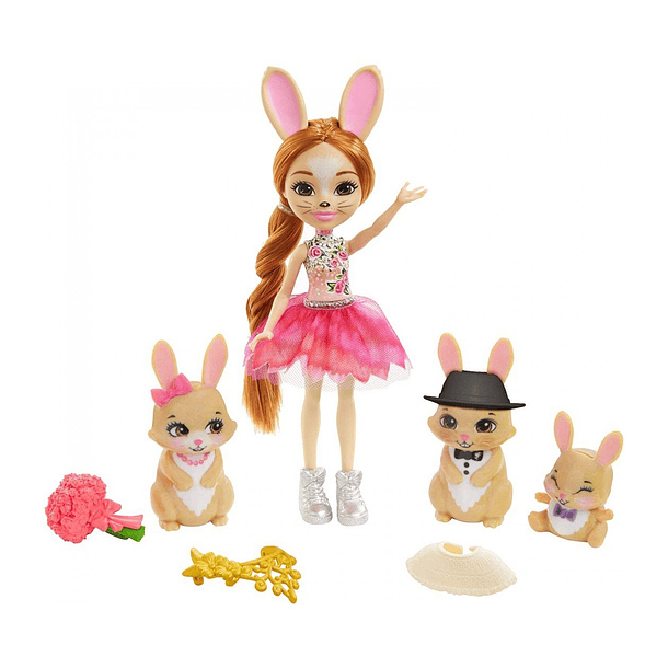 Boneca com Animais - Brystal Bunny 