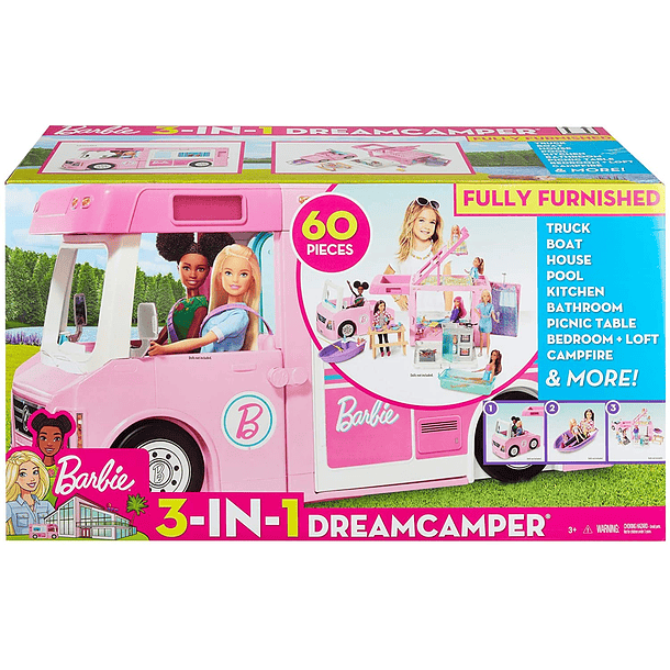 Caravana de Sonho 3 em 1 da Barbie 1