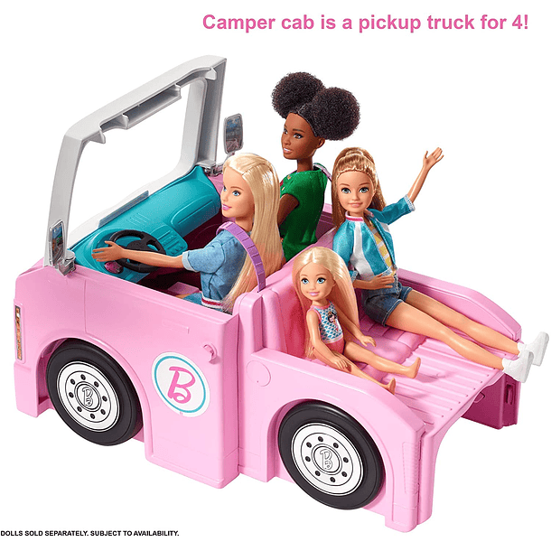 Caravana de Sonho 3 em 1 da Barbie 6
