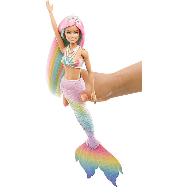 Barbie Sereia Muda de Cor 3