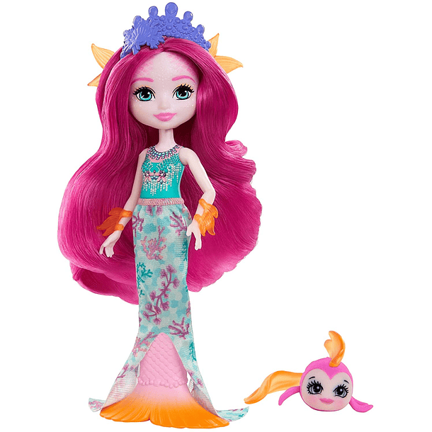 Boneca com Amigo - Maura Mermaid & Glide 