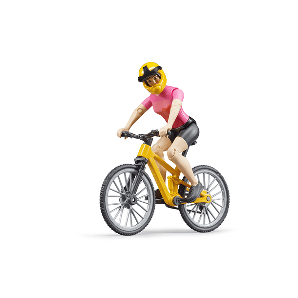 Bicicleta de Montanha com Ciclista 2