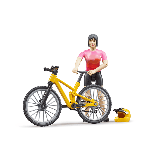 Bicicleta de Montanha com Ciclista 1