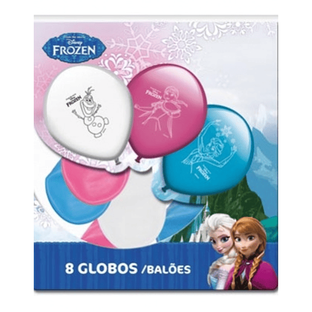 8 Balões - Frozen 