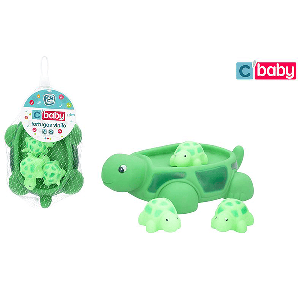 Conjunto de 4 Tartarugas 