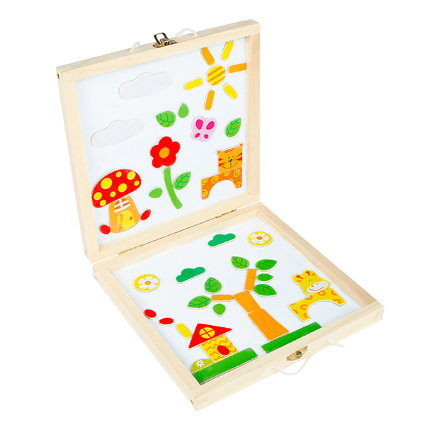 Play & Learn - Maleta de Quadro Magnético em Madeira 3