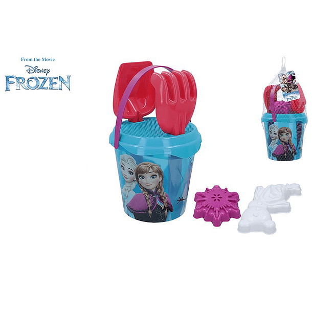 Conjunto Balde de Praia Frozen 
