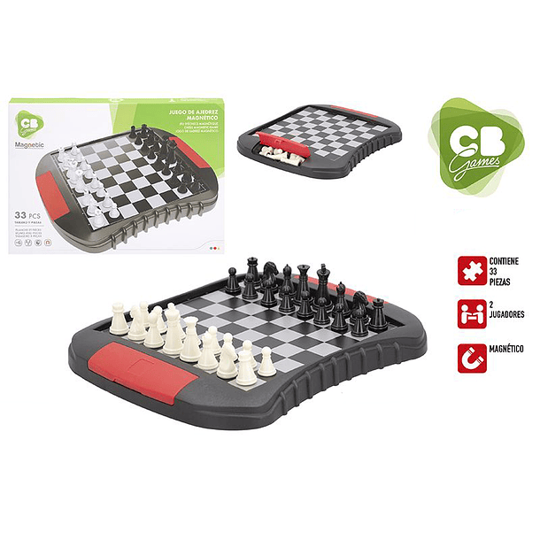 Jogo de Xadrez Magnético 