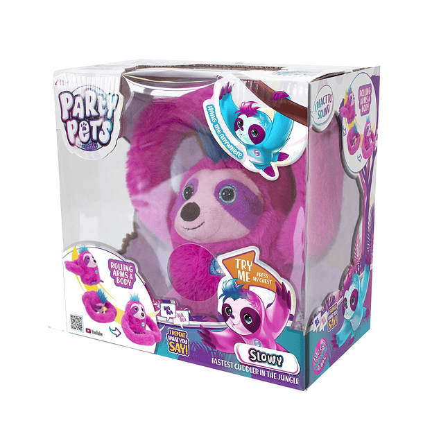 Party Pets - Preguiça Vagarosa Rosa 1