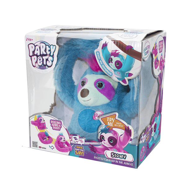 Party Pets - Preguiça Vagarosa Azul 1