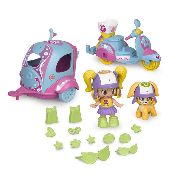 My Puppy and Me Mota com Reboque e Figuras 2