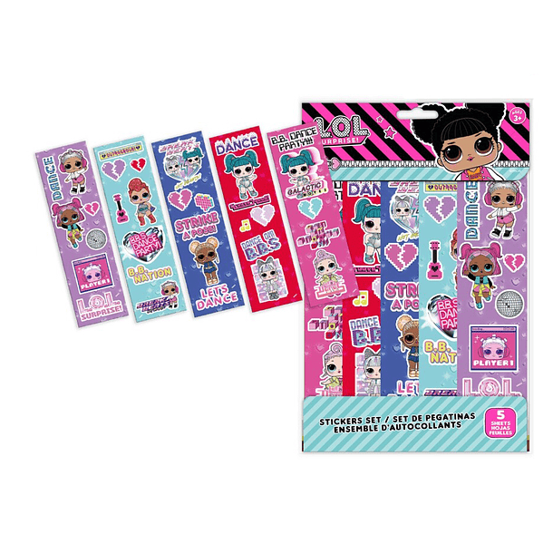LOL Surprise - Conjunto Autocolantes 