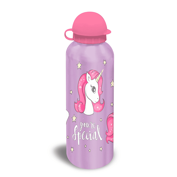 Unicórnio - Garrafa de Água Roxa 