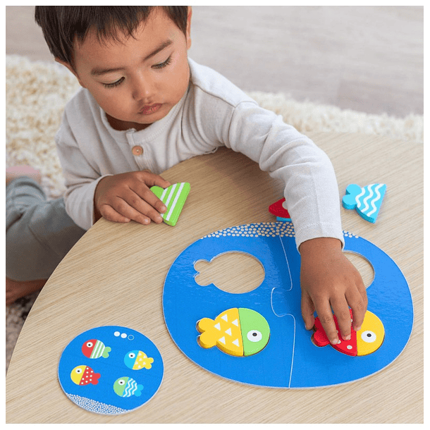 Puzzle Peixes Match & Mix 3