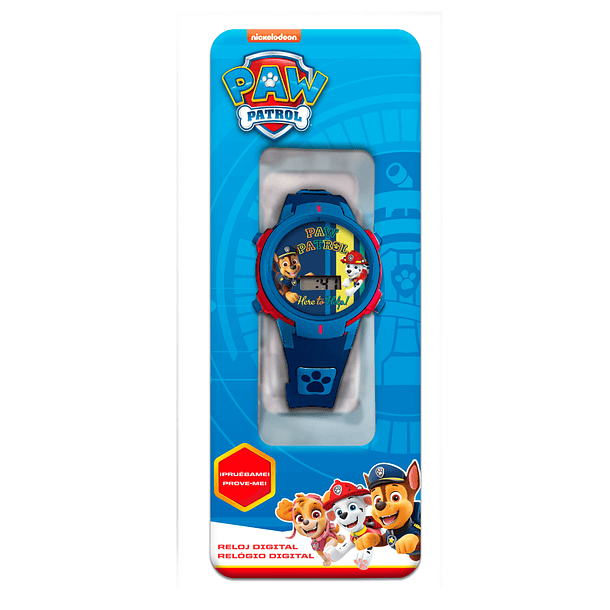Patrulha Pata - Relógio Digital 