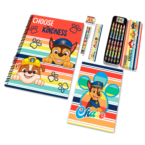 Patrulha Pata - Conjunto de Papelaria 2