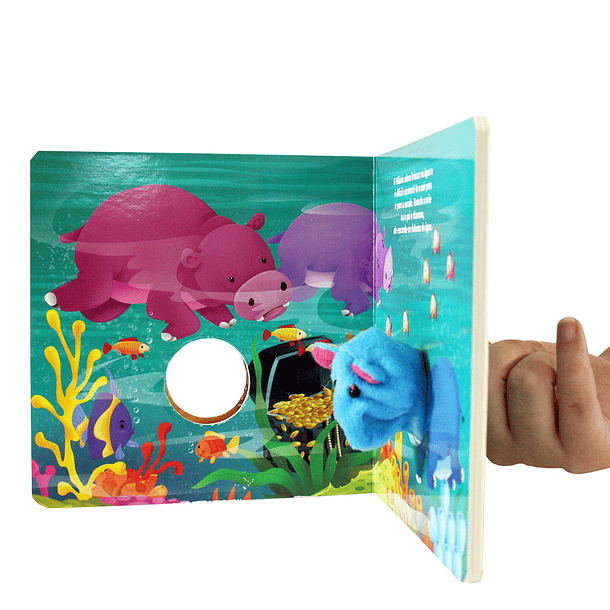 O Meu Livro de Fantoches - O Hipopótamo Hilário e a Baleia 2