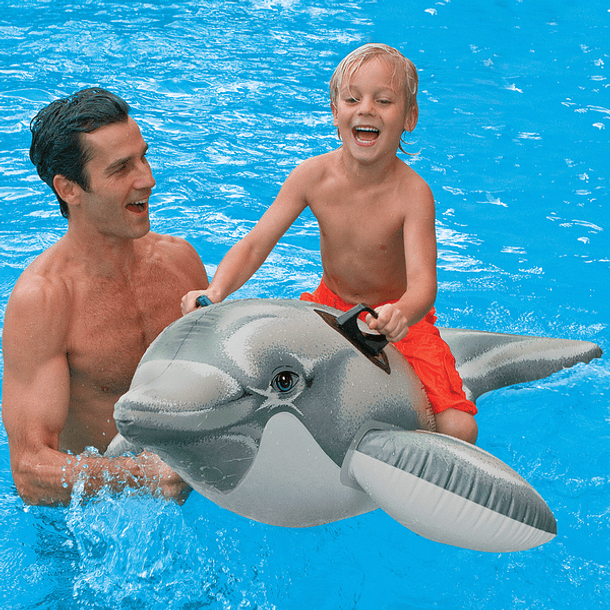 Intex - Golfinho Cinza Insuflável 3