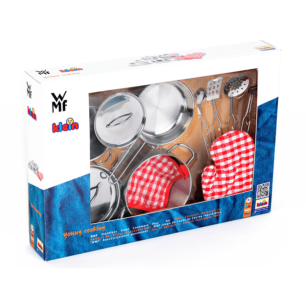 Conjunto de Cozinha de Metal com Pegas WMF 1