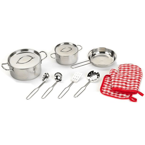Conjunto de Cozinha de Metal com Pegas WMF 2