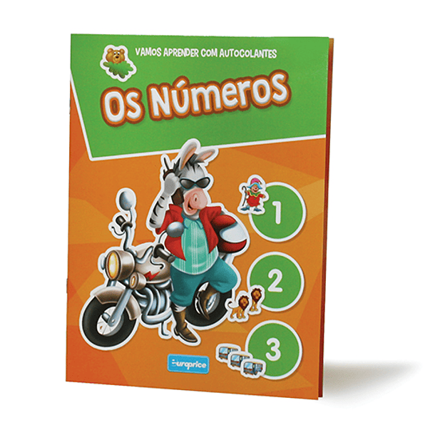 Vamos Aprender com Autocolantes - Os Números 