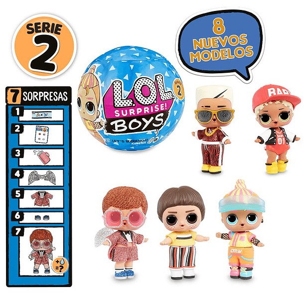 LOL Surprise - Boys Series 2 3