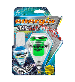 Pião Energia Beat & Glow - Verde
