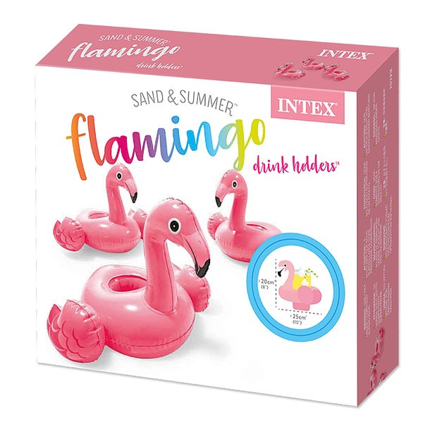 Flamingos Porta-Copos Insuflável 1