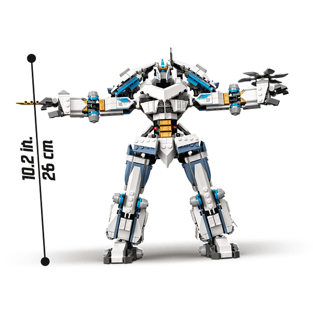 O Combate do Robô Titã de Zane 3