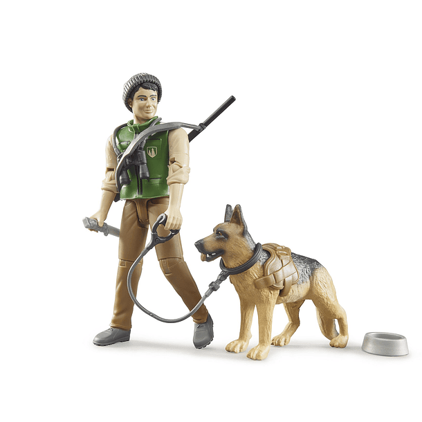 Guarda florestal com Cão 1