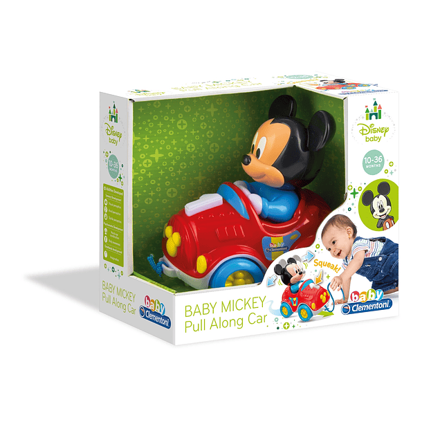 Baby Mickey Carrinho De Puxar 1
