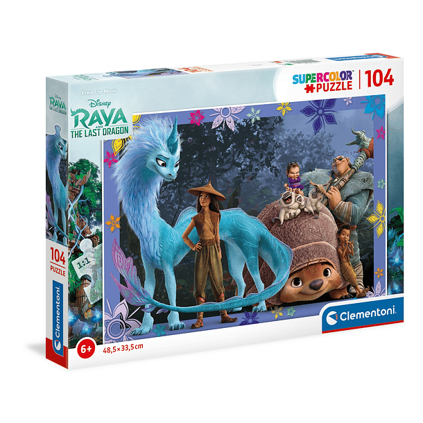 Puzzle 104 pçs - Raya e o Último Dragão 1