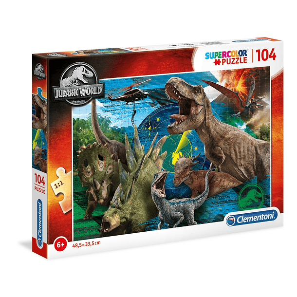 Puzzle 104 pçs - Jurassic World 1