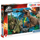 Puzzle 104 pçs - Jurassic World 1