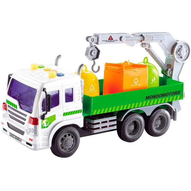 Mondo Motors - Camião do Lixo com Luz e Sons 