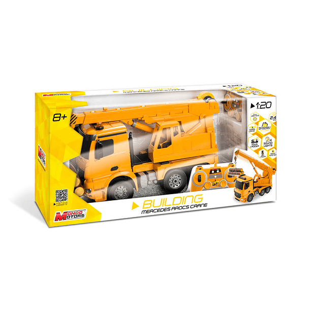 Mondo Motors - Camião Grua com Luzes e Sons 