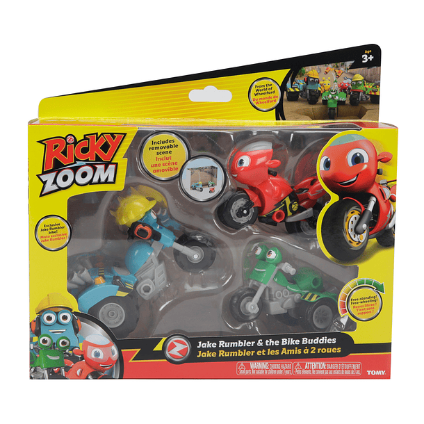 Pack 3 Motas Jake Rumbler e Amigos Motards 1