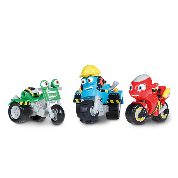 Pack 3 Motas Jake Rumbler e Amigos Motards 2